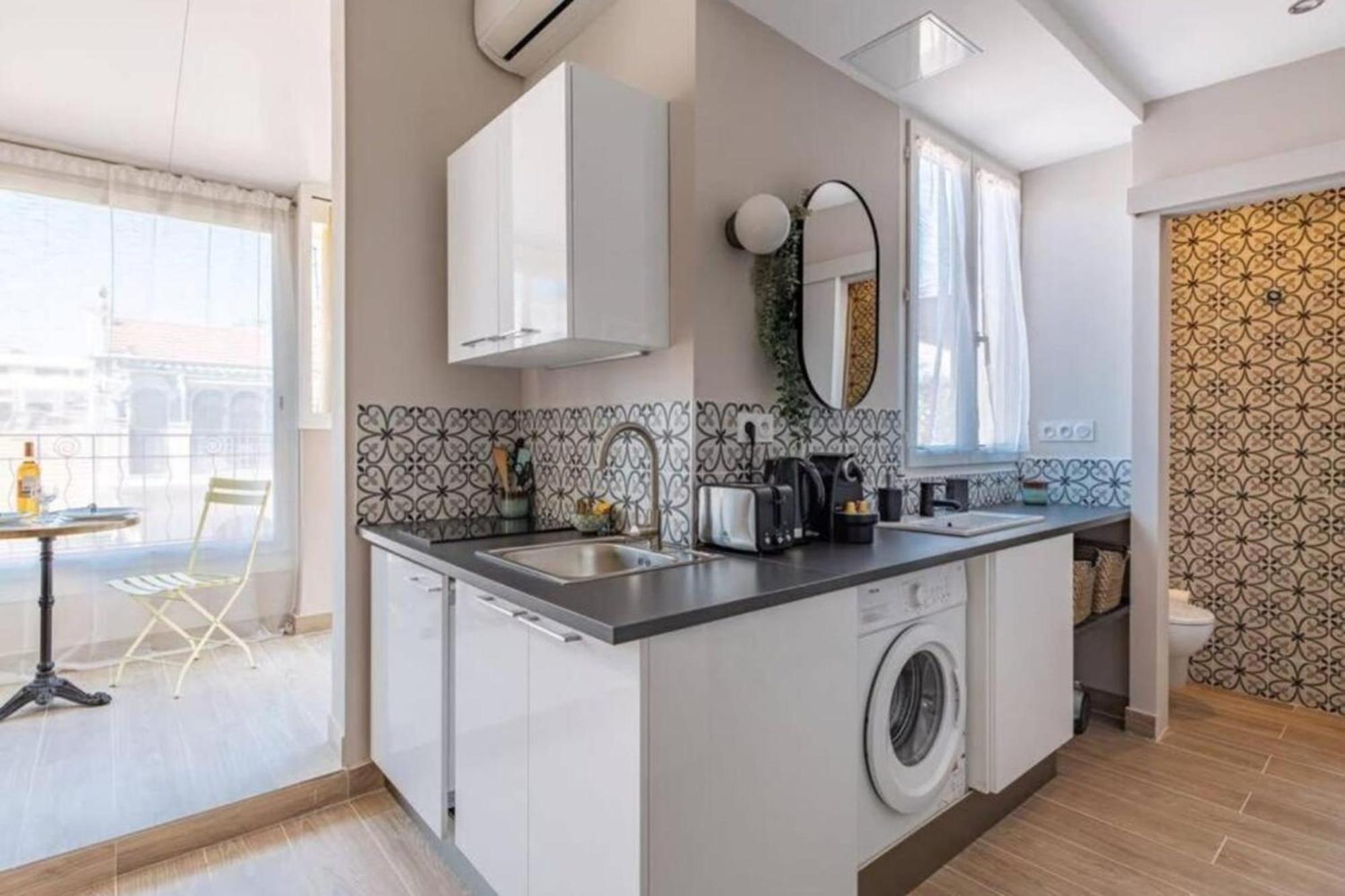 Lamartine - Studio W Terrace And Ac Very Central Nizza Exterior foto