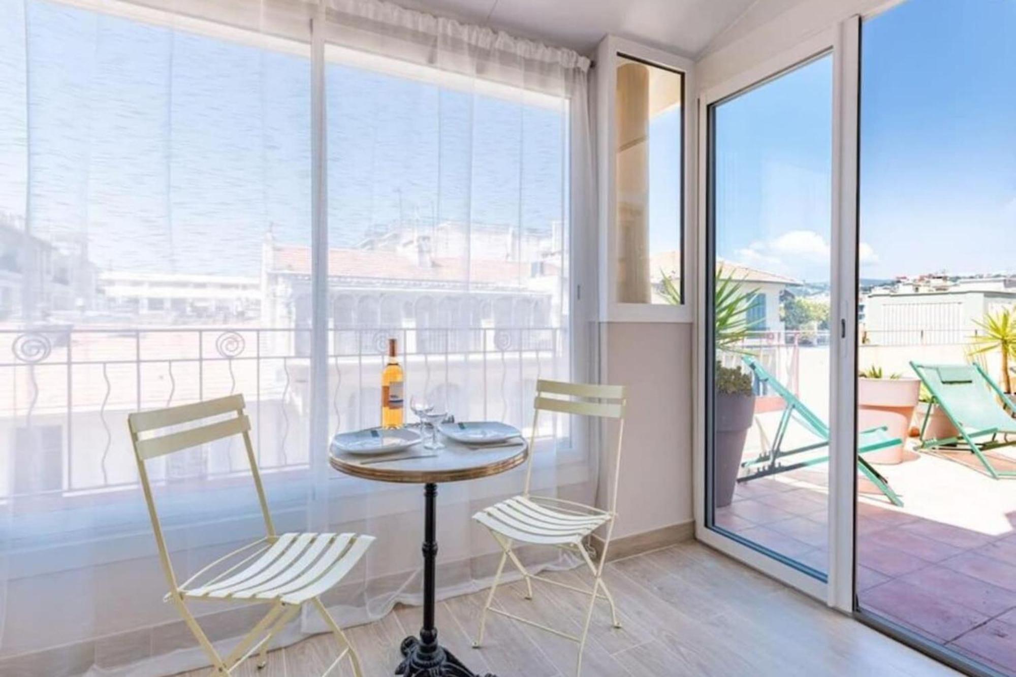 Lamartine - Studio W Terrace And Ac Very Central Nizza Exterior foto